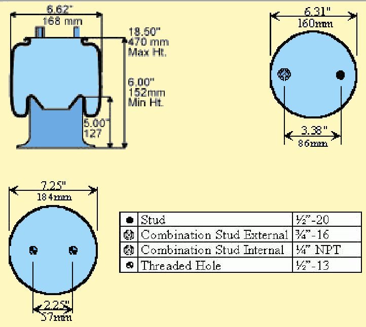 Firestone Air Spring - W01 681 0212