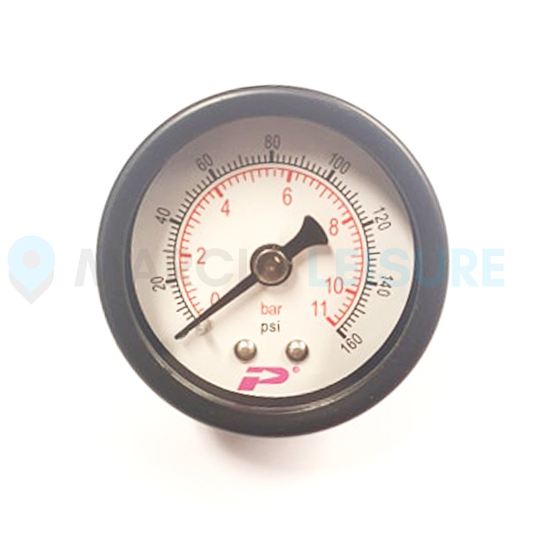 Pressure Gauge Back Entry 40mm Dia 1/8"BSPT 10Bar