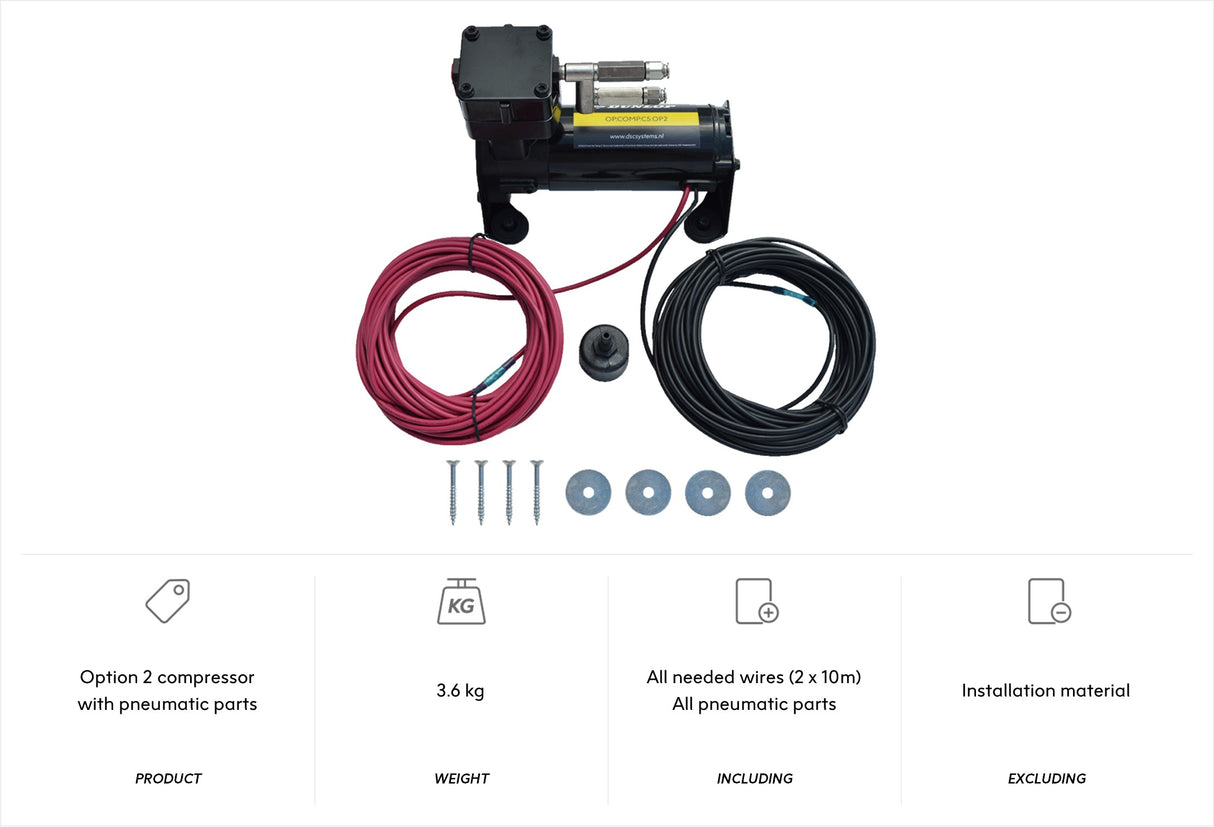 Dunlop Compressor with pneumatic parts + wire Stage 4