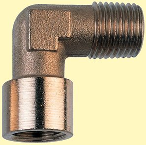 Elbows Male to Female 1/4"BSP - Chrome type plated