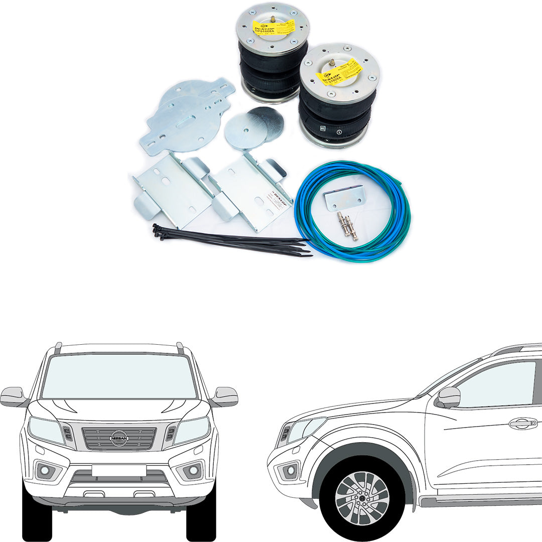 Dunlop Air Suspension Kit - NISSAN NAVARA NP300 Single Cab Leaf Springs D23 2014 onwards