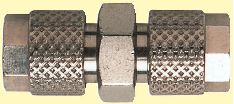 Connector/Coupler Straight 8mm to 6mm OD Tube