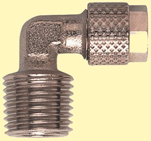 Elbows 1/4BSP - 4mm OD Tube