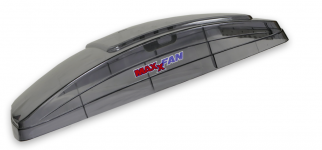 Maxxfan Deluxe (Built in rain cover) Remote Control 400x400 Tint (Clear)