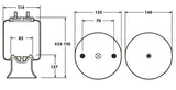 Firestone Air Spring 1T26D-7 - W01-D08-9310