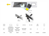 AL-KO 07 Air Suspension Broad Gauge Chassis 40mm-60mm Extra Height, Axle Through The Chassis 2007 onwards