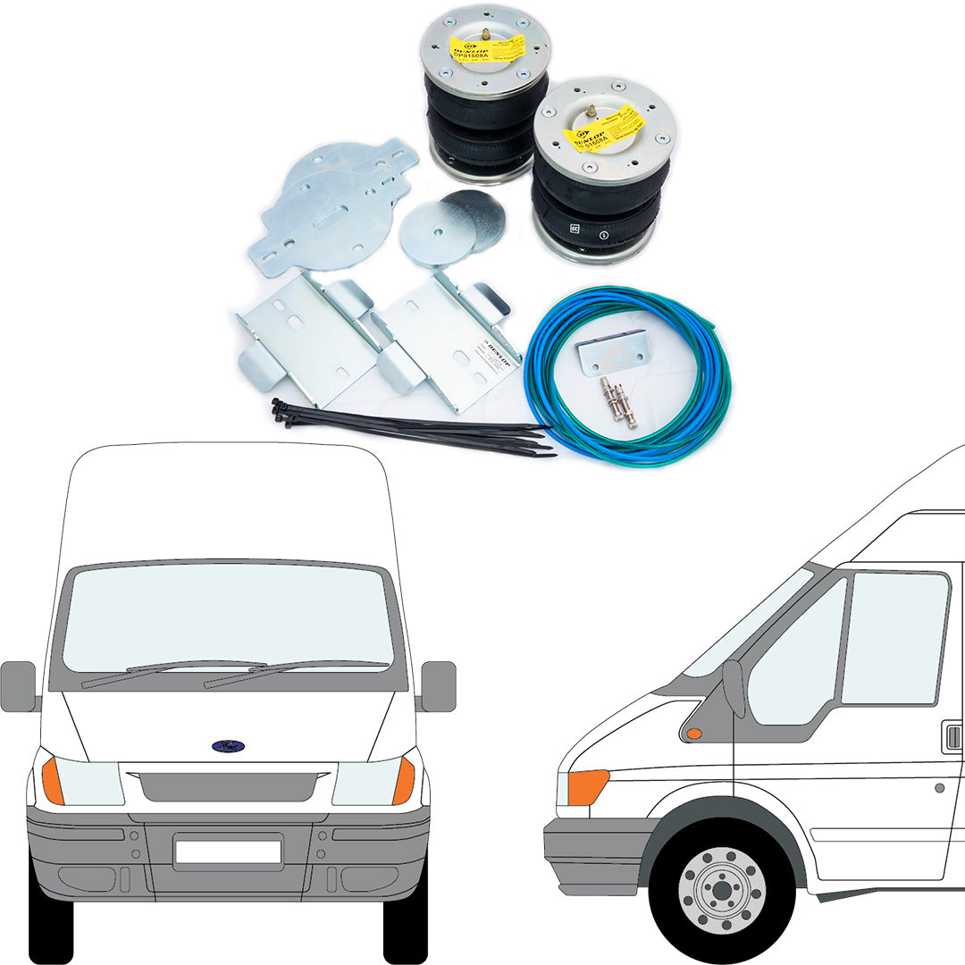 Dunlop Air Suspension Kit - FORD TRANSIT DRW 350 Double Tyres Drum Brakes 2001-2006