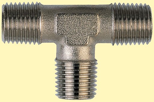 Tee Equal 1/4"BSP Male