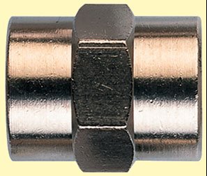 Female Socket/Coupler - Equal  1/4"BSP (Female Thread)