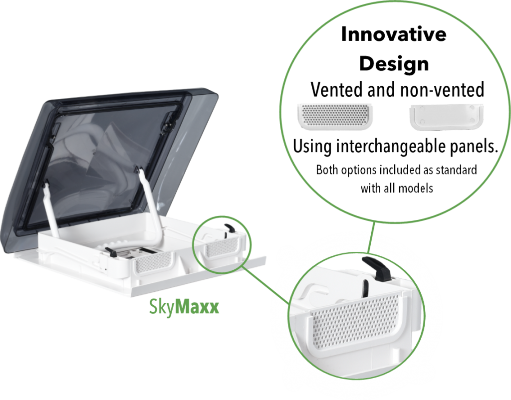 SkyMaxx LX Plus (with LED) Rooflight - 500x700mm, 42-60mm roof thickness