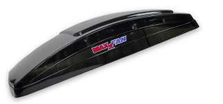 Maxxfan Deluxe (Built in rain cover) Remote Control 400x400 Smoke