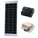 100W Solar Energy Kit with Sun control MPPT + Gland
