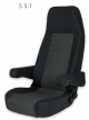 Sportscraft Captain Seat S5.1 Standard Fabric & VW Tasamo with adjustable armrests w/lumbar support